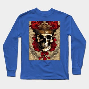 Victorian Skull Long Sleeve T-Shirt